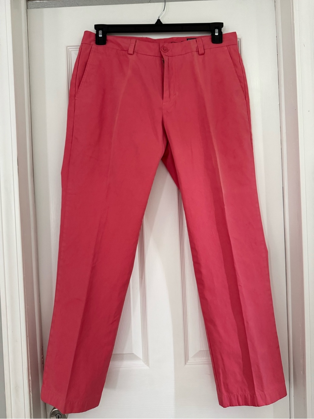 Vineyard Vines Men's Coral Pink Straight-Leg Chinos